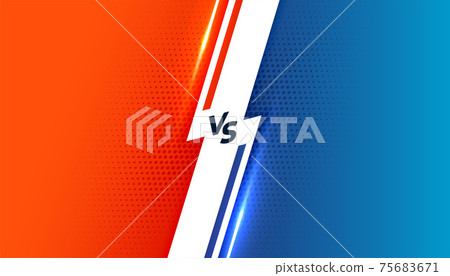 versus vs conflict battle screen background template design 75683671