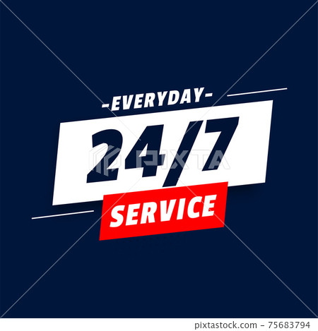 everyday 24 hours service background design 75683794