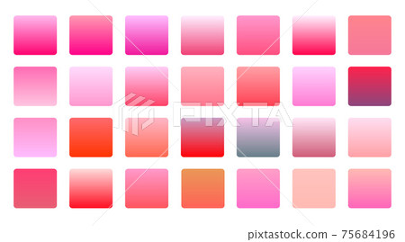 pink color gradients big set background design - Stock Illustration ...