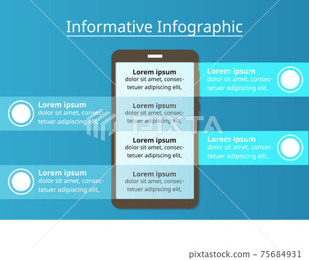 informative Infographic template for business. technology diagram for presentation vector infographic informative Infographic template for business. technology diagram for presentation vector infographic 75684931