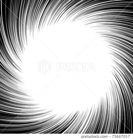 集中線(漩渦)背景透明PNG 集中線(漩渦)背景透明PNG 75687057