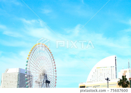 Scenery of Minato Mirai 21 in Yokohama City, Yokohama Scenery of Minato Mirai 21 in Yokohama City, Yokohama 75687600