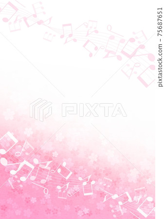 櫻花和音符框架號13 75687651