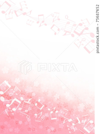 櫻花和音符框架15號 75687652