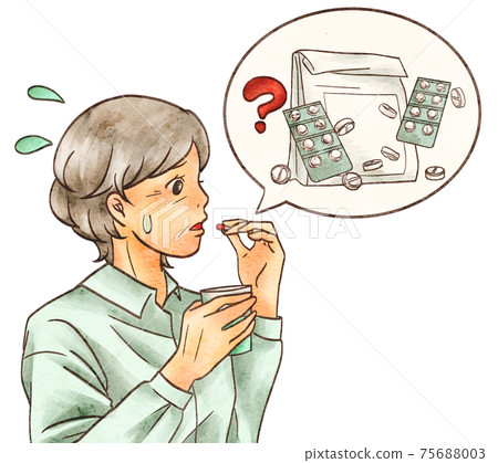 Elderly women who take the wrong medicine 75688003