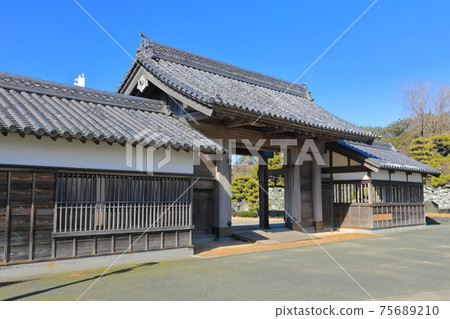 [Tokushima Prefecture] Tokushima Castle in fine weather, Washinomon 75689210