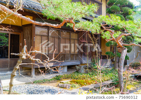 Obuse Town Snap in early spring [Nagano Prefecture] 75690312
