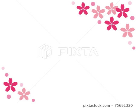 櫻花框空白 75691320