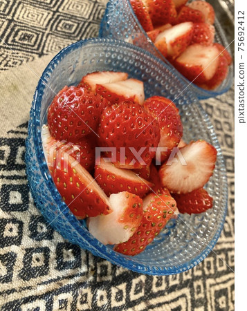 The snack is strawberry 75692412