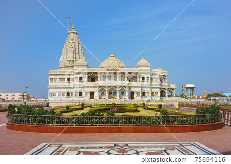Prem Mandir, The Temple Of Divine Love, at mathura, india. Translation: Prem Mandir 75694116