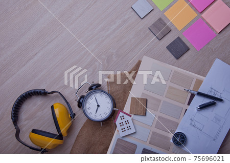 Interior materials design for home and renovation building. Interior materials design for home and renovation building. 75696021