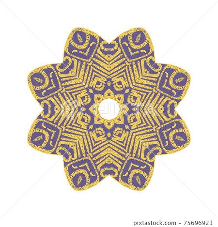 Colorful mandala isolated on white background Colorful mandala isolated on white background 75696921