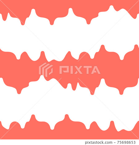 Hand drawn abstract style seamless pattern pink and white 75698653