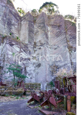 岩石舞台的Nokogiriyama採石場（富津市千葉縣久安町） 75699161