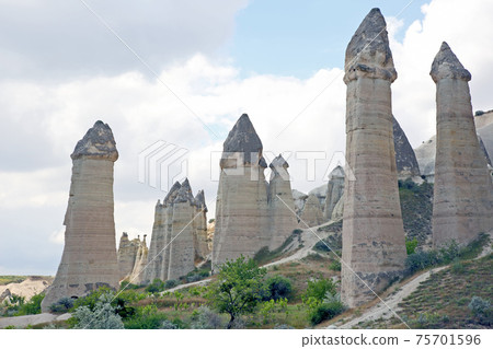 Volcanic rocks in Cappadocia, Turkey Volcanic rocks in Cappadocia, Turkey 75701596