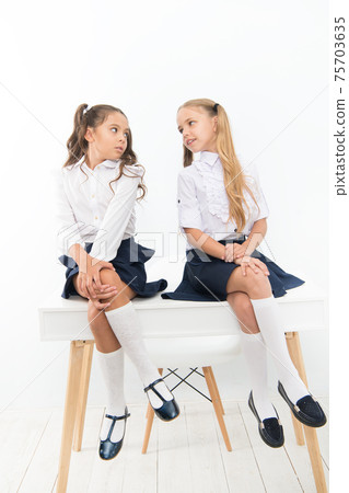 Competitors. Every day better. Little schoolgirls Competitors. Every day better. Little schoolgirls 75703635