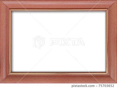 Empty picture frame with a free place inside, isolated on white Empty picture frame with a free place inside, isolated on white 75703652
