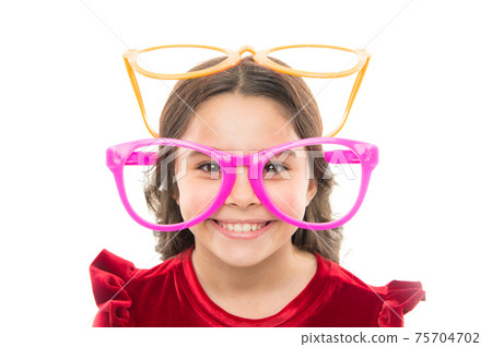 Portrait of happy little child. Birthday party. Little girl Portrait of happy little child. Birthday party. Little girl 75704702