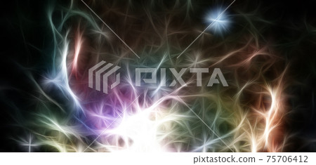 Fractal abstract outer space. Galaxy background. Elements of this image furnished by NASA. Fractal abstract outer space. Galaxy background. Elements of this image furnished by NASA. 75706412
