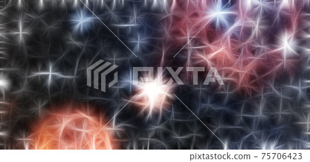 Fractal abstract outer space. Galaxy background. Elements of this image furnished by NASA. 75706423