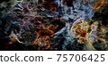 Space background with dark matter. Elements of this image furnished by NASA 75706425