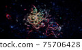 Space background with dark matter. Elements of this image furnished by NASA 75706428