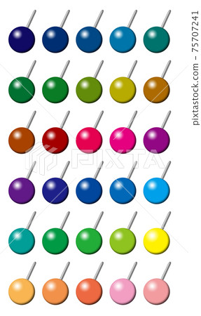 圖釘多彩2球的左下角 75707241