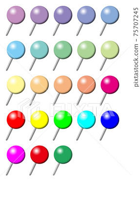 圖釘多彩2球右上 75707245