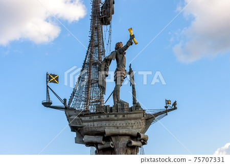 Monument to emperor Peter the Great, Moscow, Russia Monument to emperor Peter the Great, Moscow, Russia 75707331