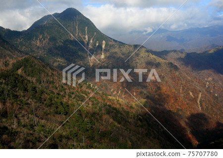 從Koshin山看的深海Sukai山 從Koshin山看的深海Sukai山 75707780
