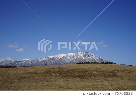 Mt. Iwate seen from Koiwai Farm 75708828