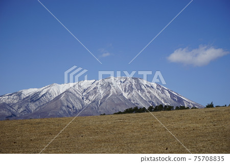 Mt. Iwate seen from Koiwai Farm 75708835