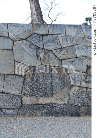 Ishigaki (Tamamo Park (Takamatsu Castle Ruins) / Tamamo Town, Takamatsu City, Kagawa Prefecture) 75709297