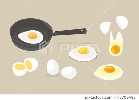 雞蛋圖標集 75709482
