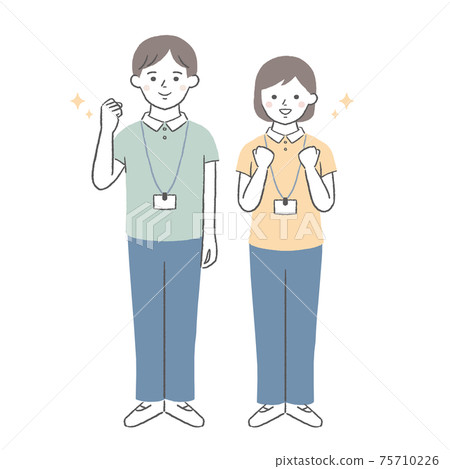 保姆/男女膽量姿勢 75710226