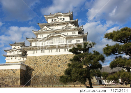 國寶姬路城城堡塔和西子城塔兵庫縣 75712424