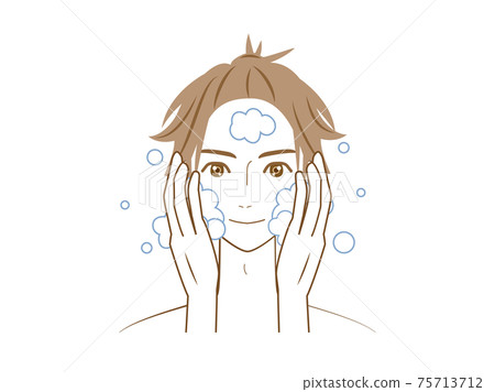 Male, male, human, face, face wash 75713712