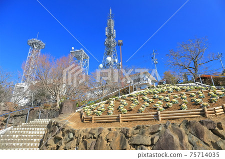 [Tokushima Prefecture] Meishan Transmission Station under fine weather 75714035