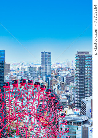 Osaka scenery [View from Umeda to the east] 75715164