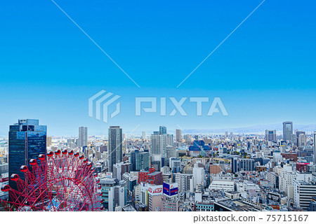 Osaka scenery [View from Umeda to the east] 75715167