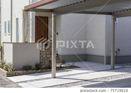 Residential parts Entrance approach Exterior carport Residential parts Entrance approach Exterior carport 75719828