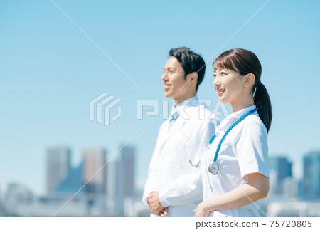 Medical outdoor lab coat 75720805