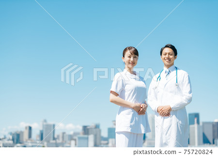 Medical outdoor lab coat 75720824