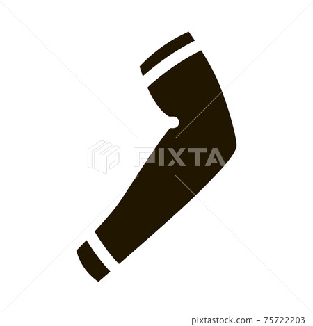 Knee Pad Icon Vector Glyph Illustration Knee Pad Icon Vector Glyph Illustration 75722203