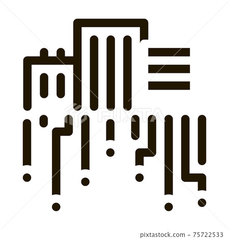 Wi-Fi Signal Network Icon Vector Glyph Illustration 75722533