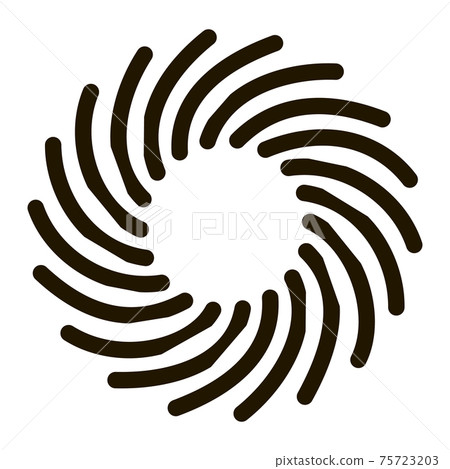 Tornado Wind Icon Vector Glyph Illustration Tornado Wind Icon Vector Glyph Illustration 75723203
