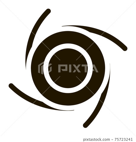 Cyclone Tornado Icon Vector Glyph Illustration Cyclone Tornado Icon Vector Glyph Illustration 75723241