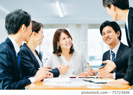 Business scene Business scene 75723686
