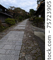 Magome旅館石路面傾斜 75723905