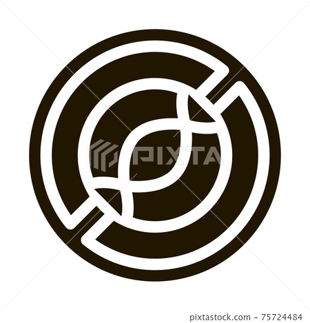 Molecule Crossed Icon Vector Glyph Illustration Molecule Crossed Icon Vector Glyph Illustration 75724484